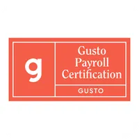Gusto Payroll Certification badge