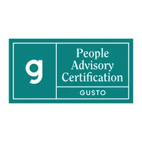 Gusto People Advisory Certification badge
